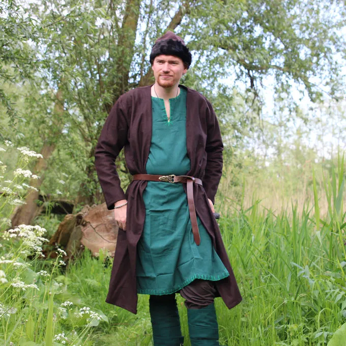 Leonardo Carbone Kaftan Gustav, Brun - Billede 3