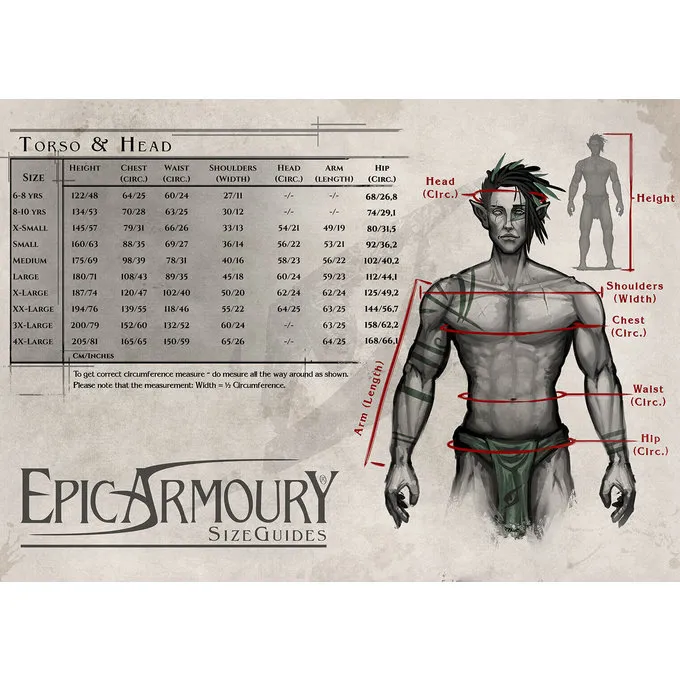 Epic Armoury Kavaleri Haubergeon, Sort - Billede 3