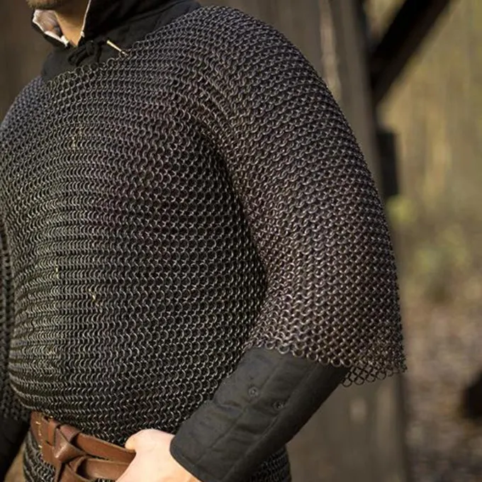 Epic Armoury Kavaleri Haubergeon, Sort - Billede 4