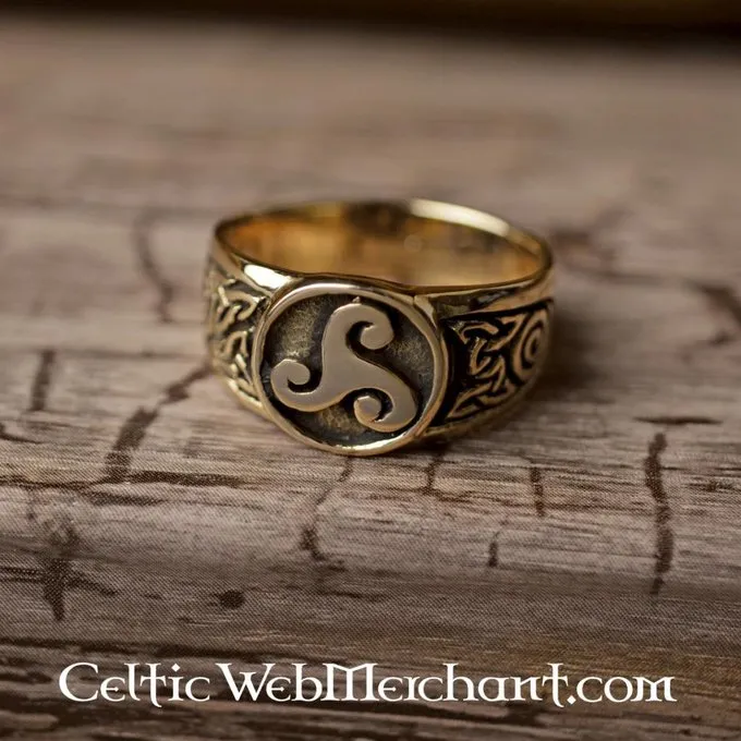 Keltisk Ring Triskelion