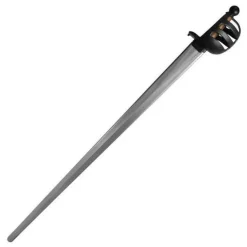 Red Dragon Knap Voor Kurv Hilted Trainingszwaard Sort