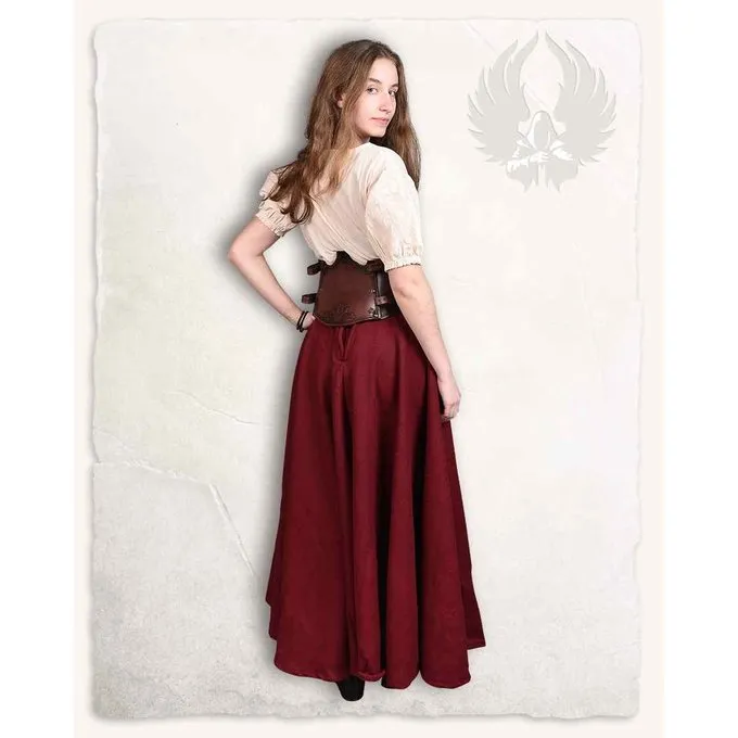 Mytholon Korset Isolde Med Blomster, Rød-sort - Billede 3