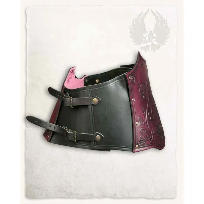 Mytholon Korset Isolde Med Blomster, Rød-sort - Billede 4