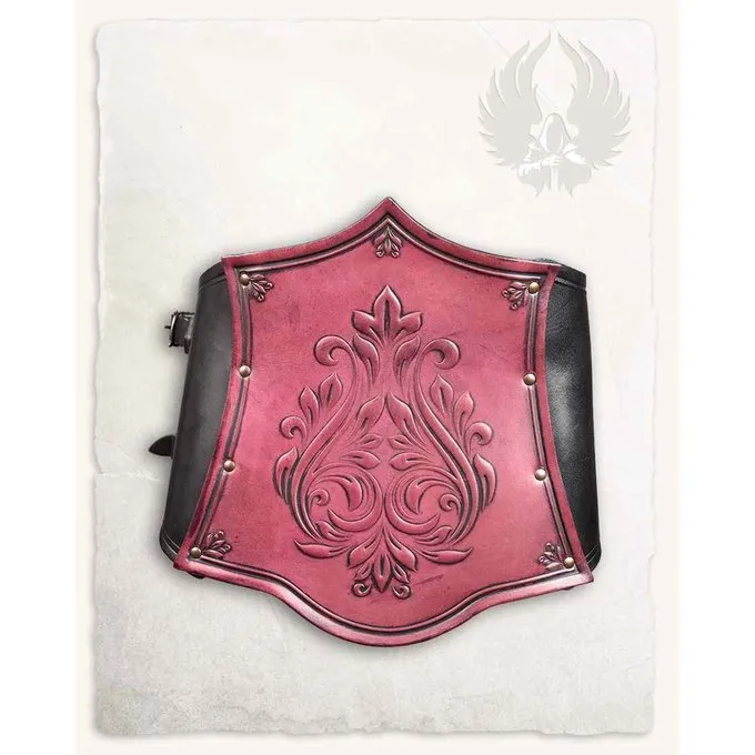 Mytholon Korset Isolde Med Blomster, Rød-sort - Billede 5