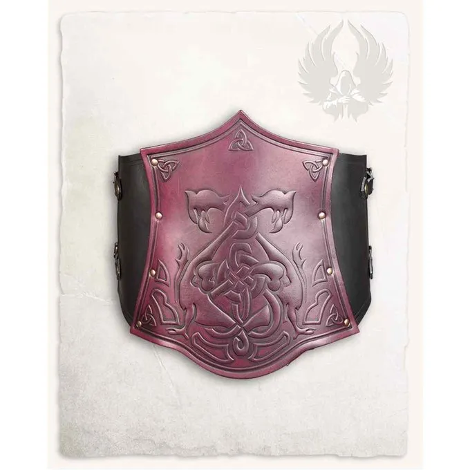 Mytholon Korset Isolde Med Blomster, Rød-sort - Billede 6