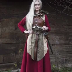 Epic Armoury Kvinde Armor Rogue, Brun / Beige