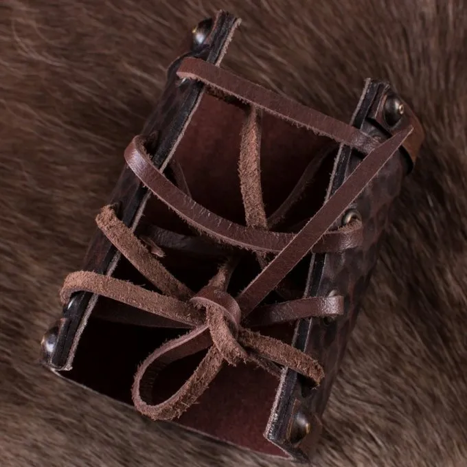 Deepeeka Læder Armbånd Hugin & Munin - Billede 4