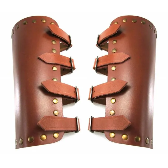 Leonardo Carbone Læder Armskinner Marius, Brun - Billede 3