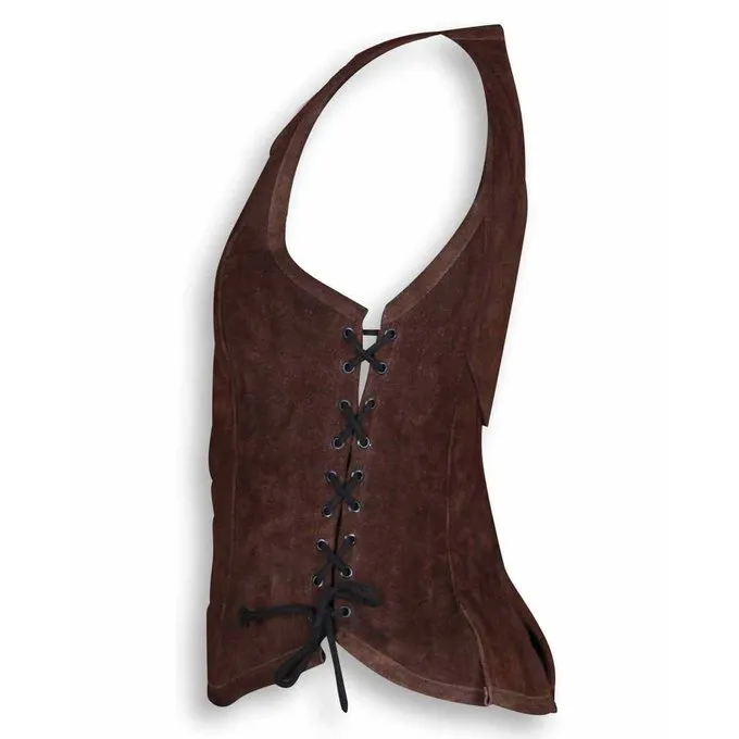 Mytholon Læder Bodice Lucy, Brown - Billede 3