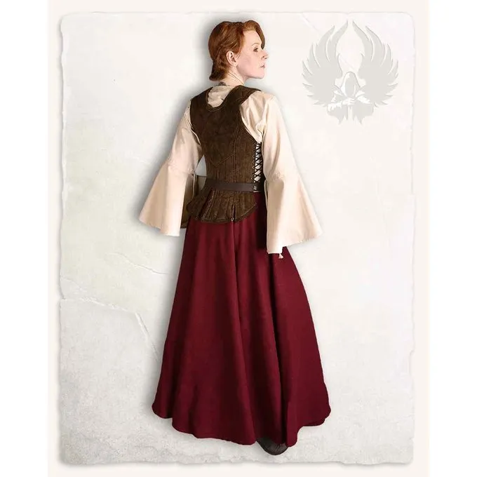 Mytholon Læder Bodice Lucy, Brown - Billede 5