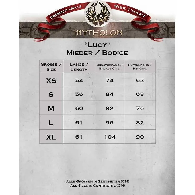 Mytholon Læder Bodice Lucy, Brown - Billede 6