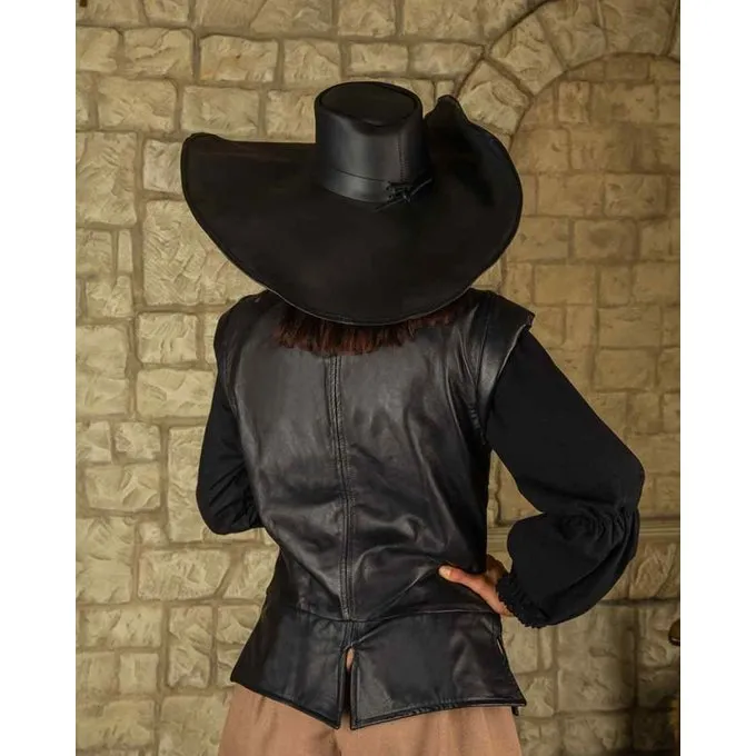 Mytholon Læder Dublet Tilly, Sort - Billede 5