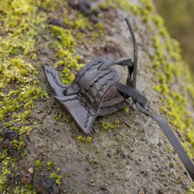 Epic Armoury Læder Hylster Krog Til LARP Sværd, Sort
