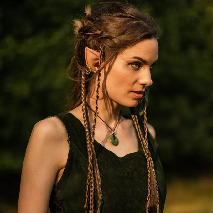 Mytholon Læder Kjole Lunette, Grøn - Billede 2