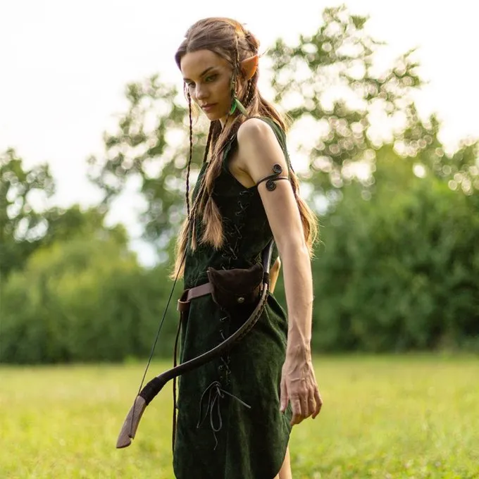 Mytholon Læder Kjole Lunette, Grøn