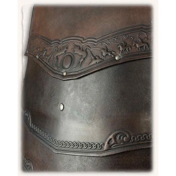 Mytholon Læder Rustning Gawain, Brun - Billede 5