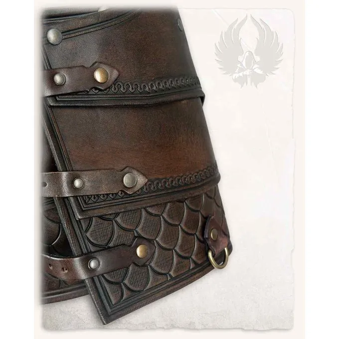 Mytholon Læder Rustning Gawain, Brun - Billede 6