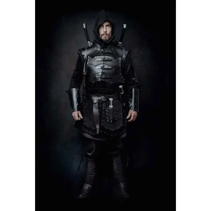 Mytholon Læder Rustning Rasmus, Sort - Billede 4