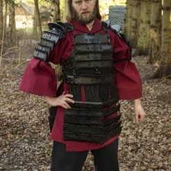Epic Armoury Læder Samurai Rustning, Sort