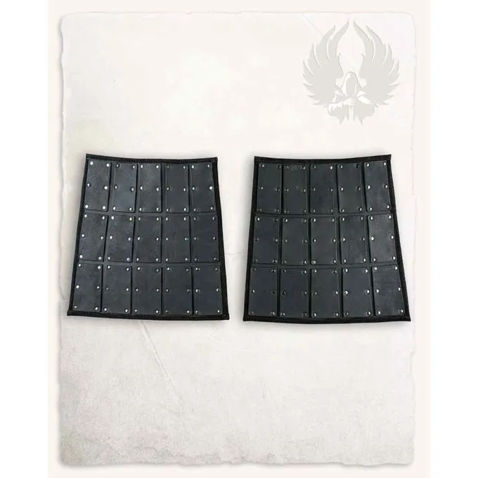 Mytholon Læder Tassets Quintus, Sort