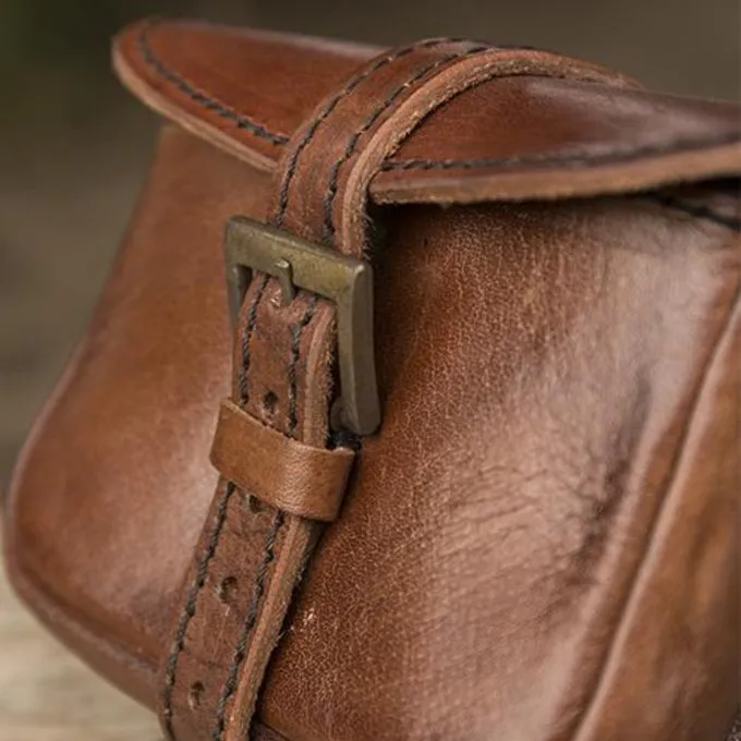 Epic Armoury Læderbæltepose Agostino, Brun - Billede 3