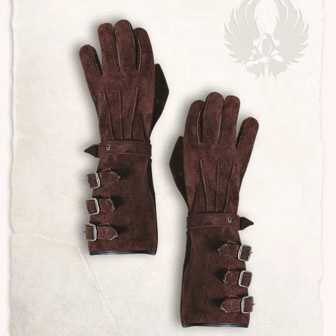 Mytholon Læderhandsker Kandor Brune - Billede 2