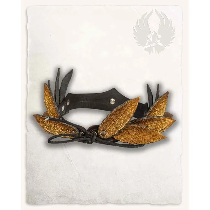 Mytholon Læderlaurbærkrans, Brun-guld - Billede 5