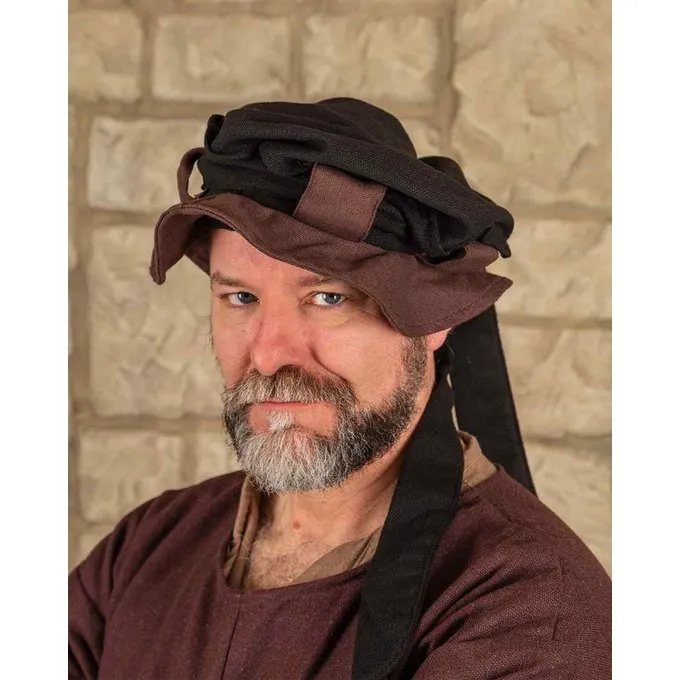 Mytholon LandsKnecht Beret Rupert, Black-Green - Billede 2