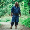 Leonardo Carbone Lang Viking Tunika Hvitserk, Blå
