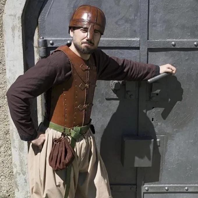 Epic Armoury LARP Brigandine, Brun - Billede 2