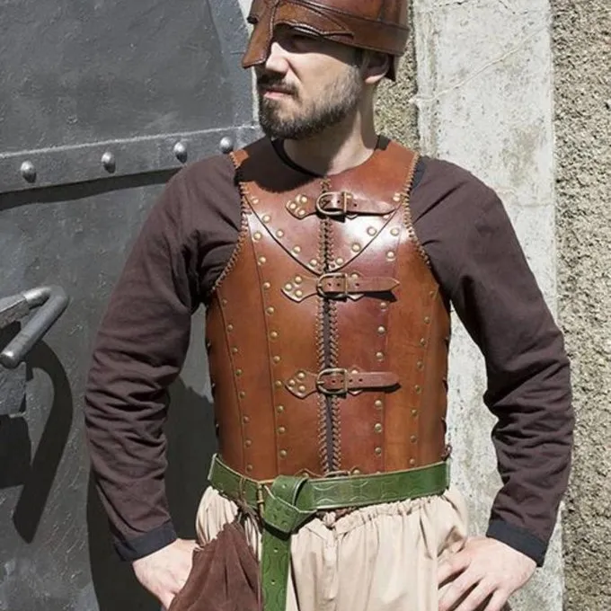 Epic Armoury LARP Brigandine, Brun
