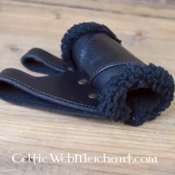 Epic Armoury LARP Sword Holder, Læder, Med Pels, Venstrehåndet