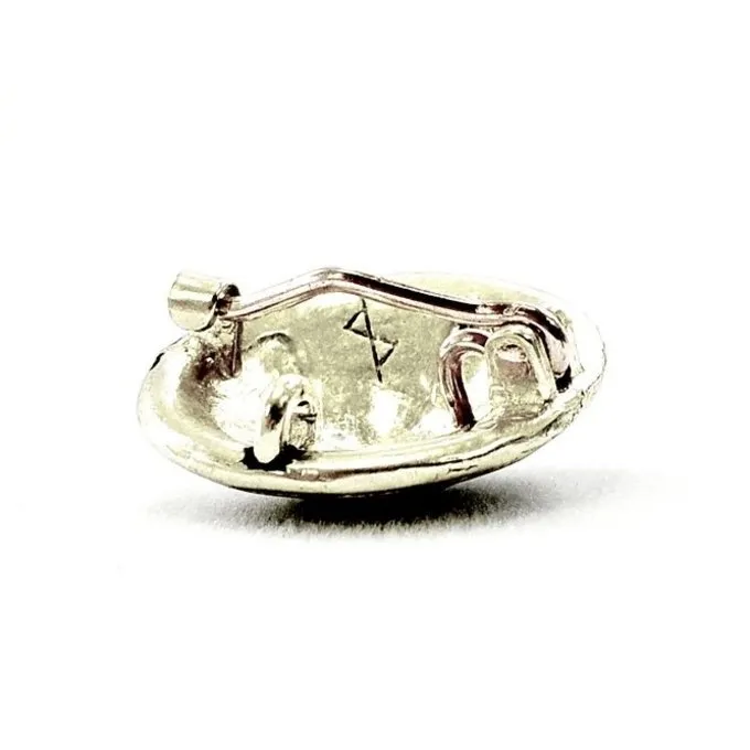 Lille Skive Fibula Borre Stil, Bronze - Billede 3