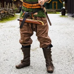 Leonardo Carbone Linned Viking Bukser Odin, Brun