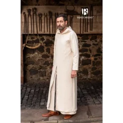 Burgschneider Medieval Hætteklædte Tunika Renaud, Naturlig