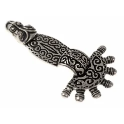 Merovingian Fibula Fra Det 6. århundrede, Sølvfarvet