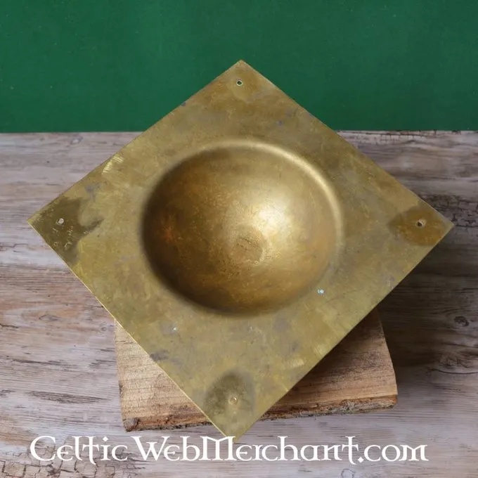 Deepeeka Messing Firkantet Umbo - Billede 2