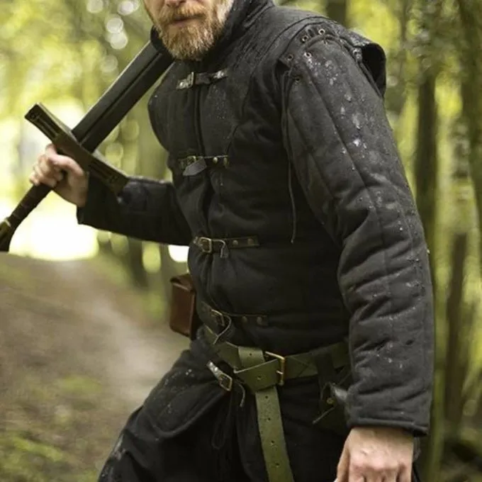 Epic Armoury Middelalder Bælte Slagkofte Sort - Billede 5