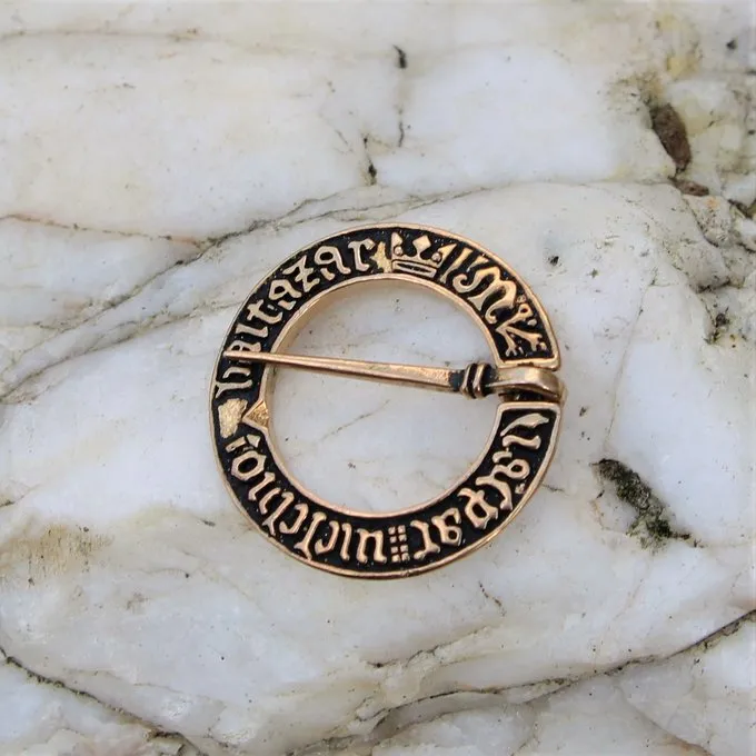 Middelalder Ring Broche, Bronze - Billede 3