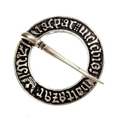 Middelalder Ring Broche, Forsølvede