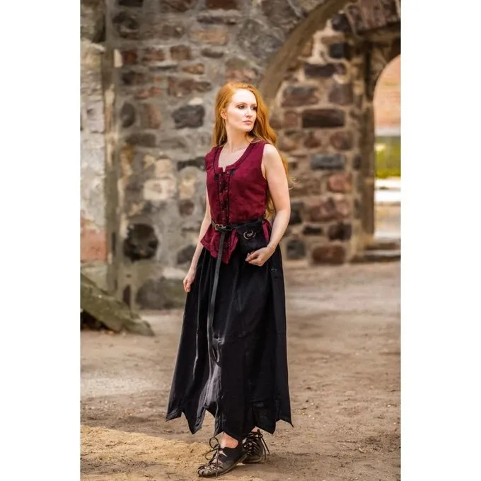 Leonardo Carbone Middelalderdoblet Christine Rød - Billede 2