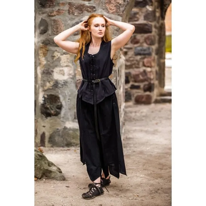 Leonardo Carbone Middelalderdoblet Christine Sort - Billede 6