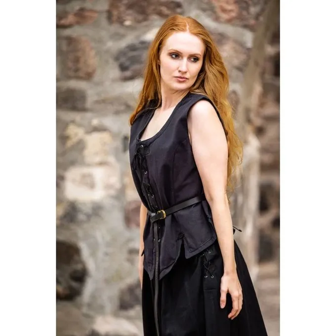 Leonardo Carbone Middelalderdoblet Christine Sort