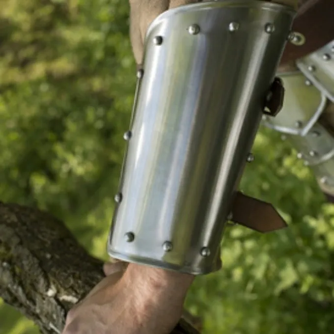 Epic Armoury Middelalderen Armbeskyttere I Plade, Par - Billede 2