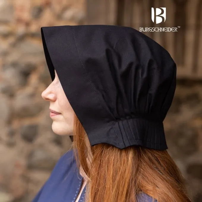 Burgschneider Middelalderhætte Helga, Sort - Billede 2