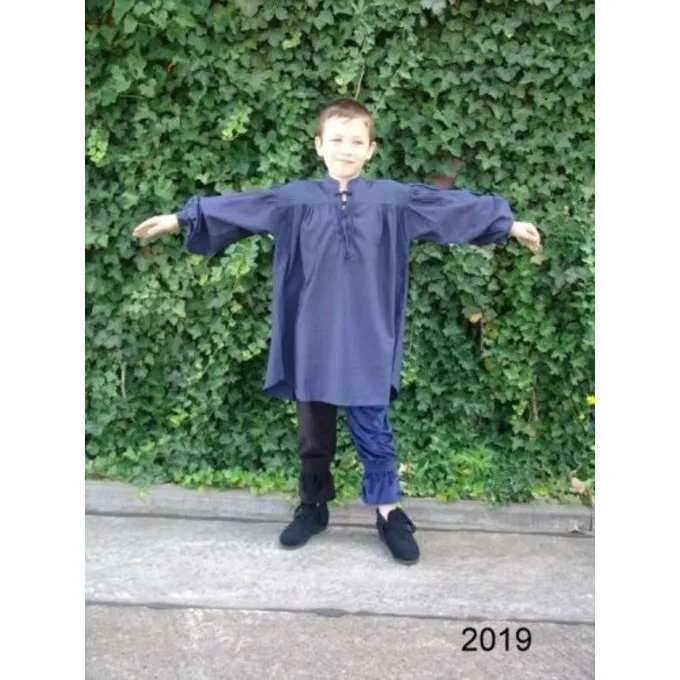 Leonardo Carbone Middelalderlig Drengeskjorte Hvid - Billede 3