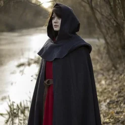 Epic Armoury Middelalderlig Hættefrakke Thomas, Grå