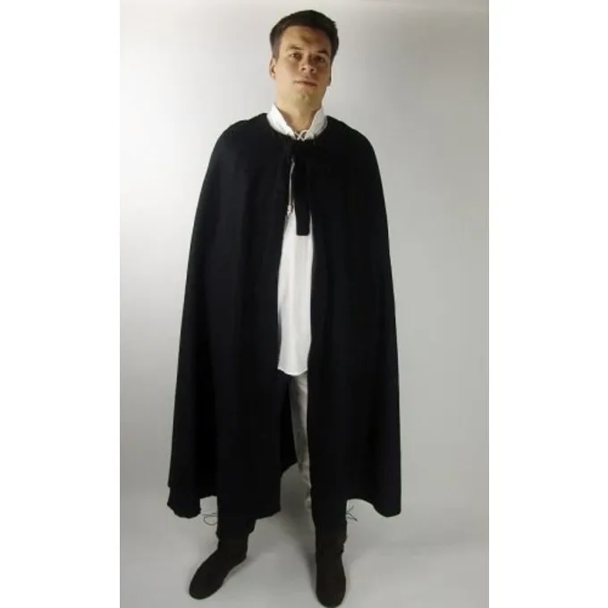 Leonardo Carbone Middelalderlig Kappe Robin Grå - Billede 2