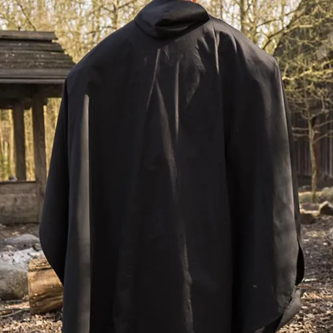 Epic Armoury Middelalderlig Kappe Terrowin, Sort - Billede 2