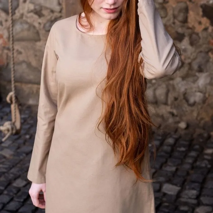 Burgschneider Middelalderlig Kjole Freya (ikke Farvet) - Billede 3